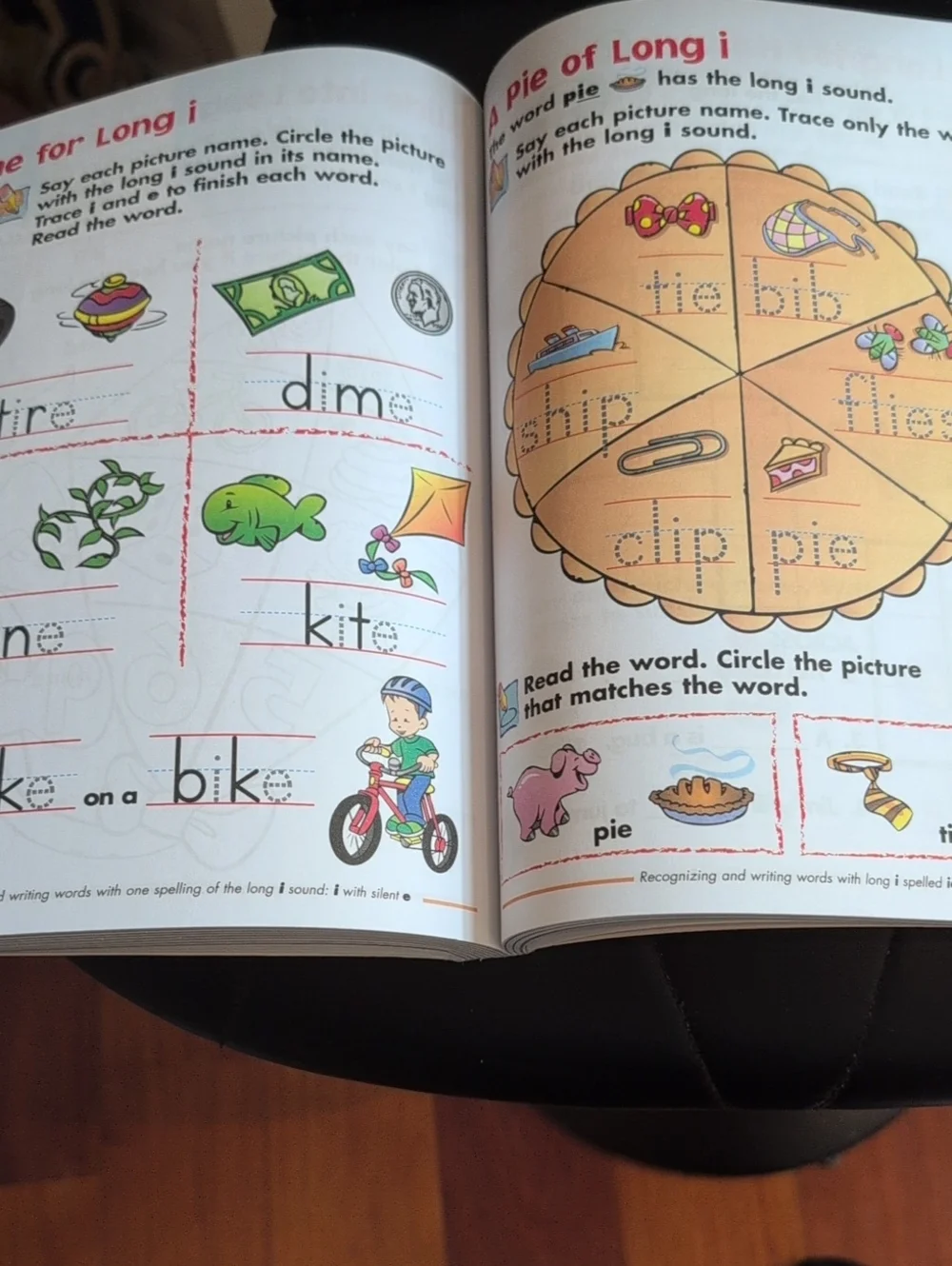 Learn Every Day Phonics Activity Book for Kids - Colorful Pink & Purple